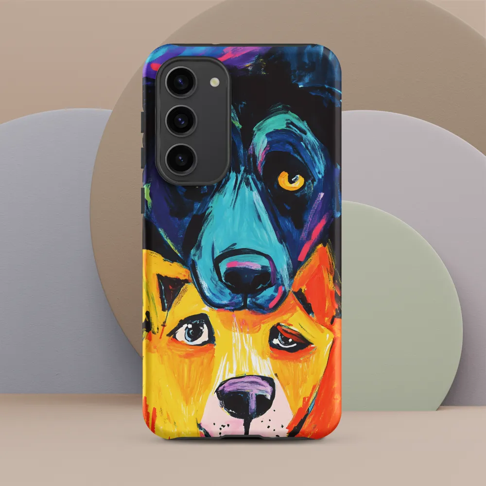 Vibrant Companions: An Expression of Canine Spirit