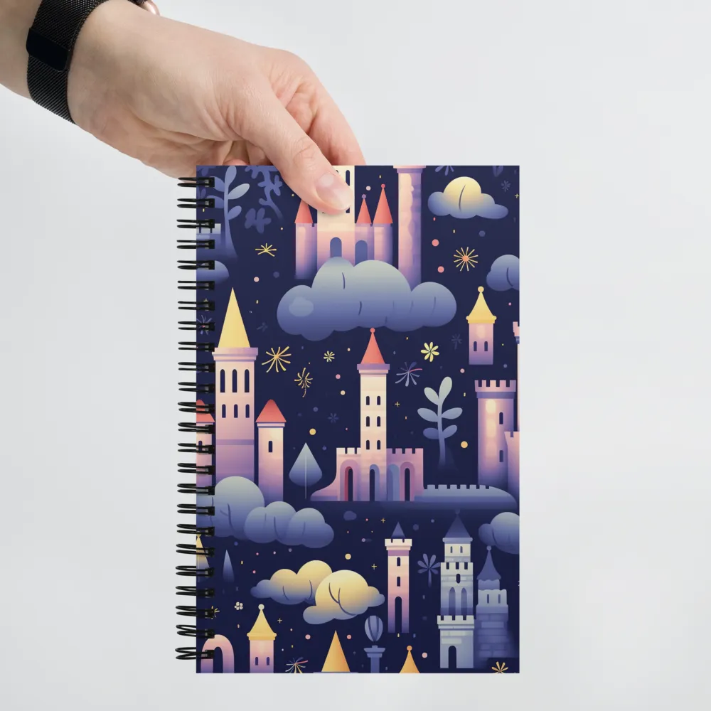 Dreamscape of Castles | Spiral Notebook