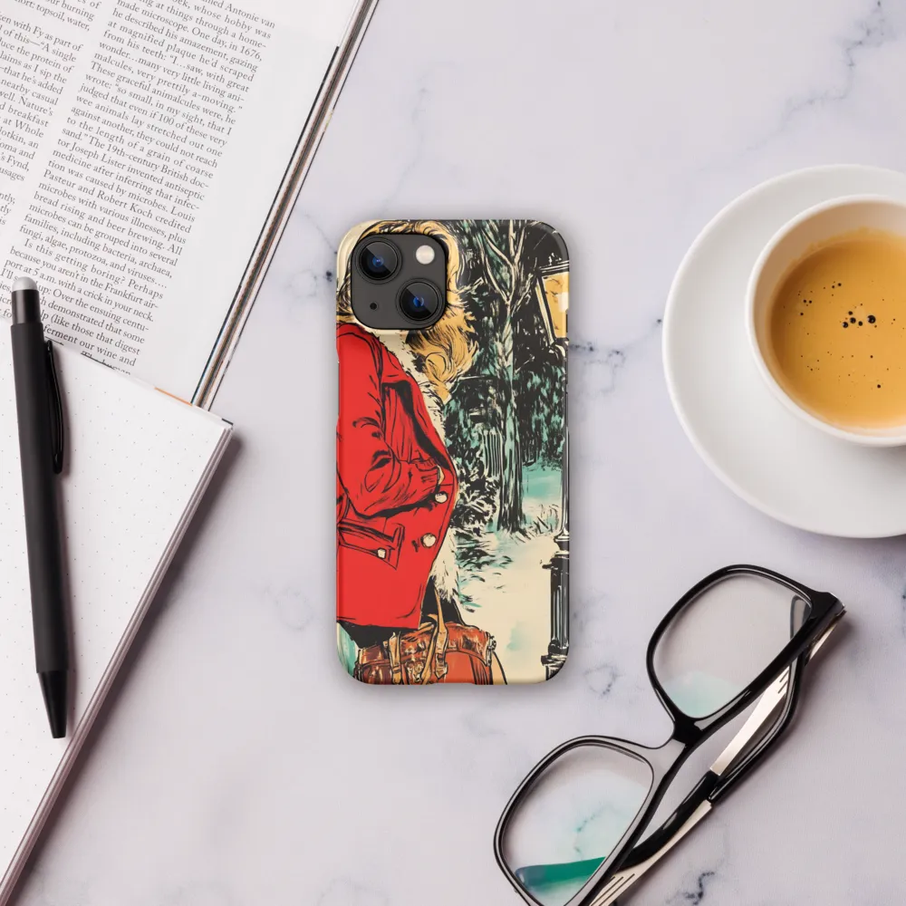 Winter Glamour in Red | Phone Case |  14 | Snap Case | Matte
