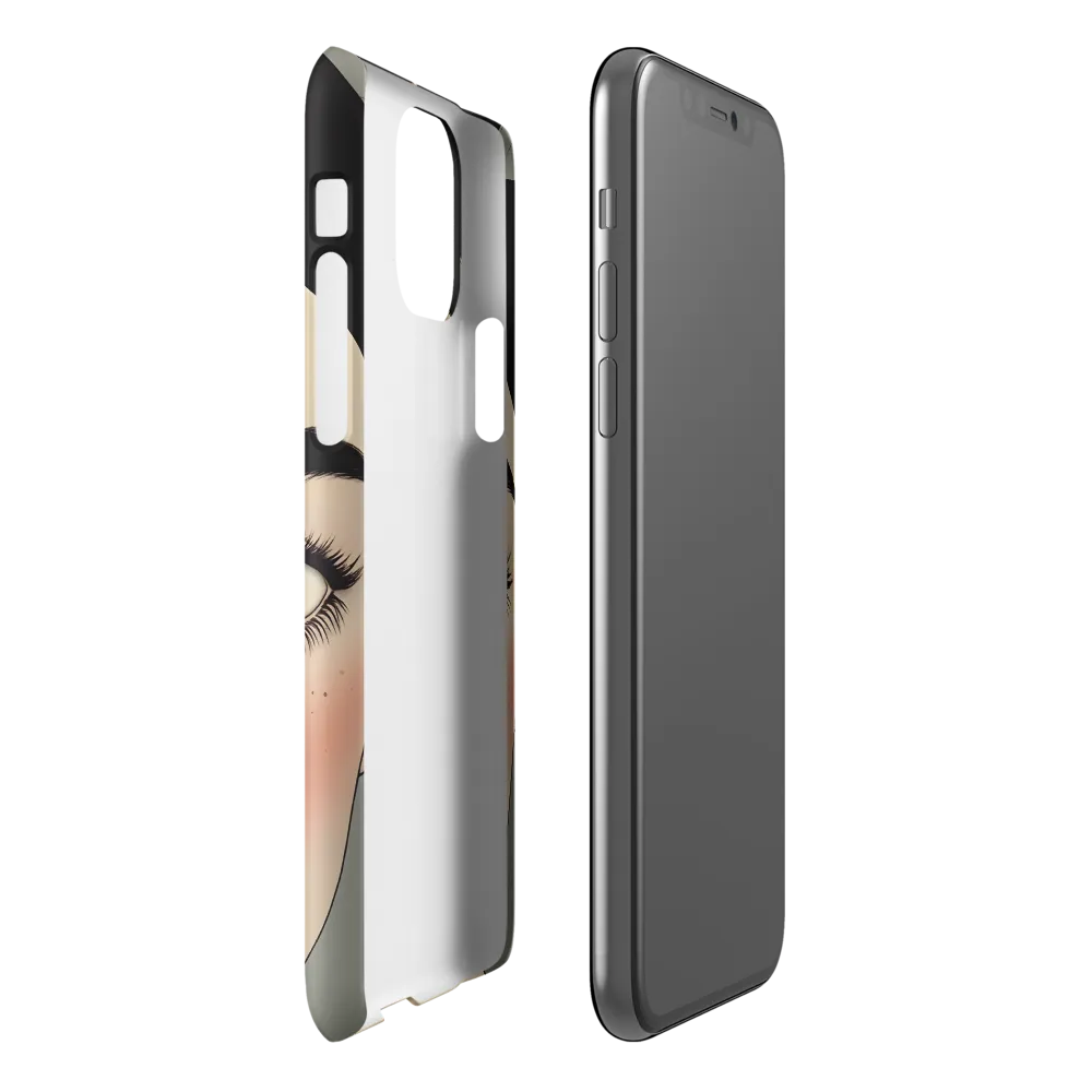 Serenity Captured: A Modern Portrait | Phone Case |  11 Pro | Snap Case | Matte