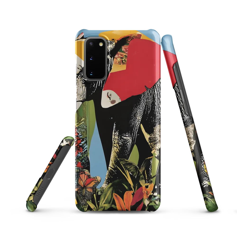 Harmony of Nature: The Elephant's Embrace | Phone Case |  S20 | Snap Case | Matte