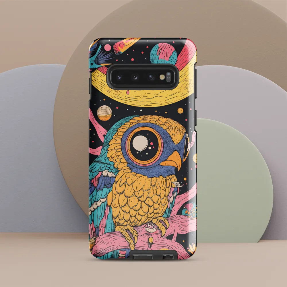 Whimsical Cosmic Owl