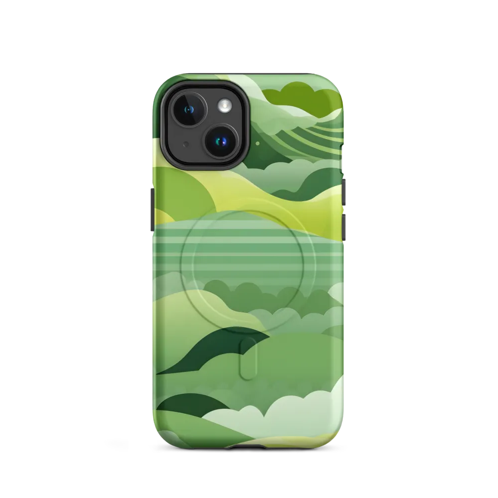 Tranquility in Green Waves