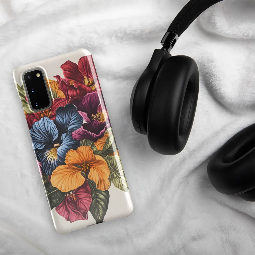 Floral Symphony in Color | Phone Case |  S20 | Snap Case | Glossy