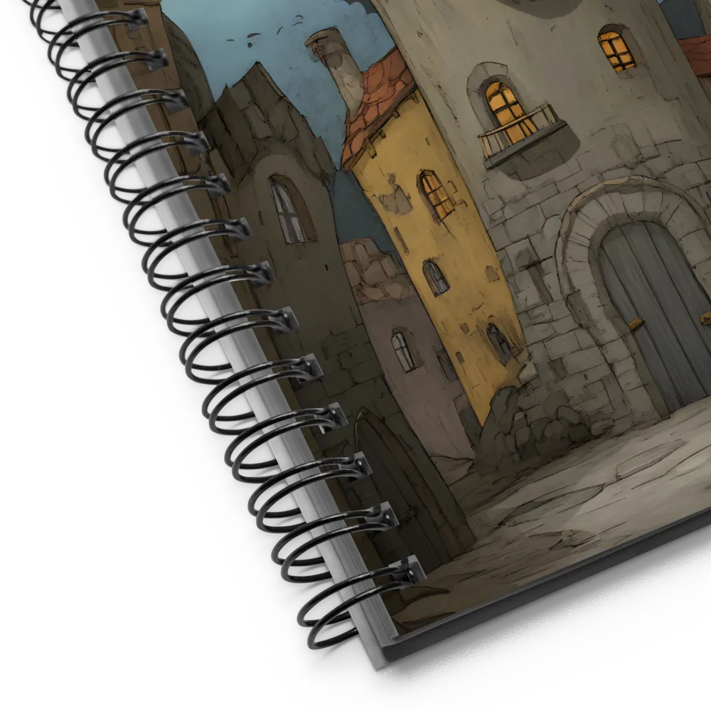 The Enigmatic Watchtower | Spiral Notebook