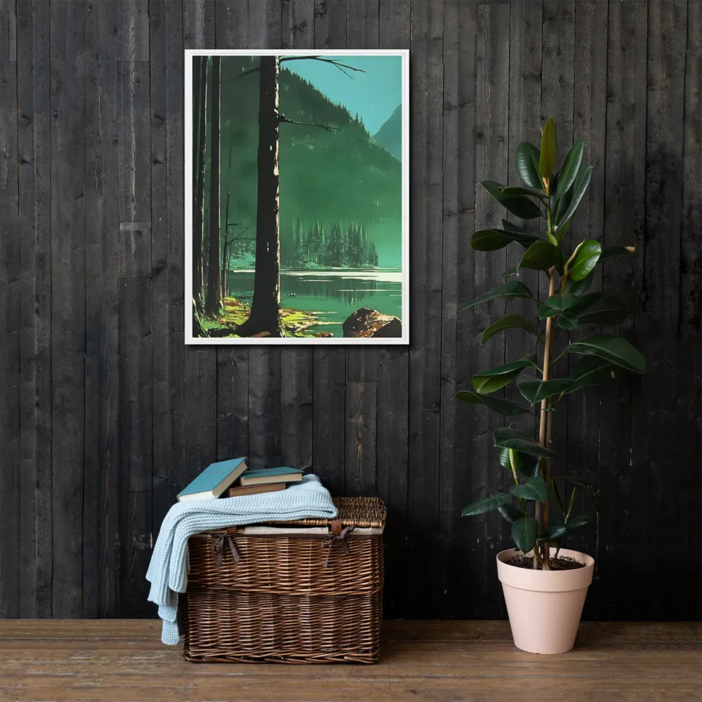 Reflections of Tranquility | Canvas with White Frame | 24″×32″