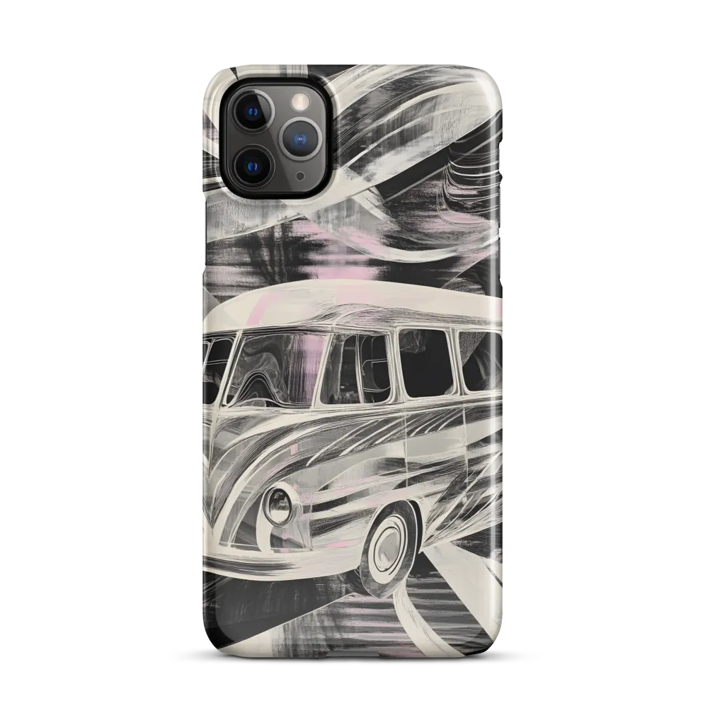 Motion in Monochrome: A Vintage Journey | Phone Case |  11 Pro Max | Snap Case | Glossy