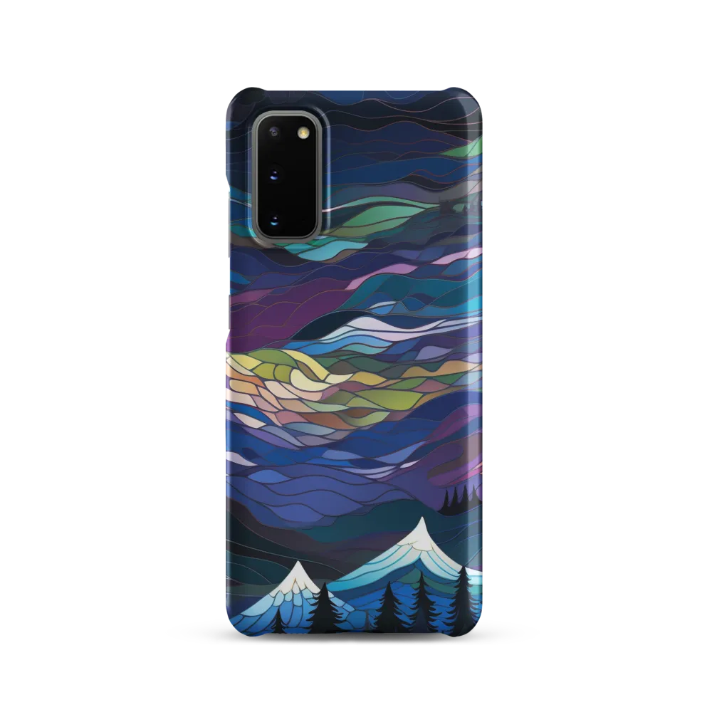 Twilight Peaks: An Abstract Mountain Landscape