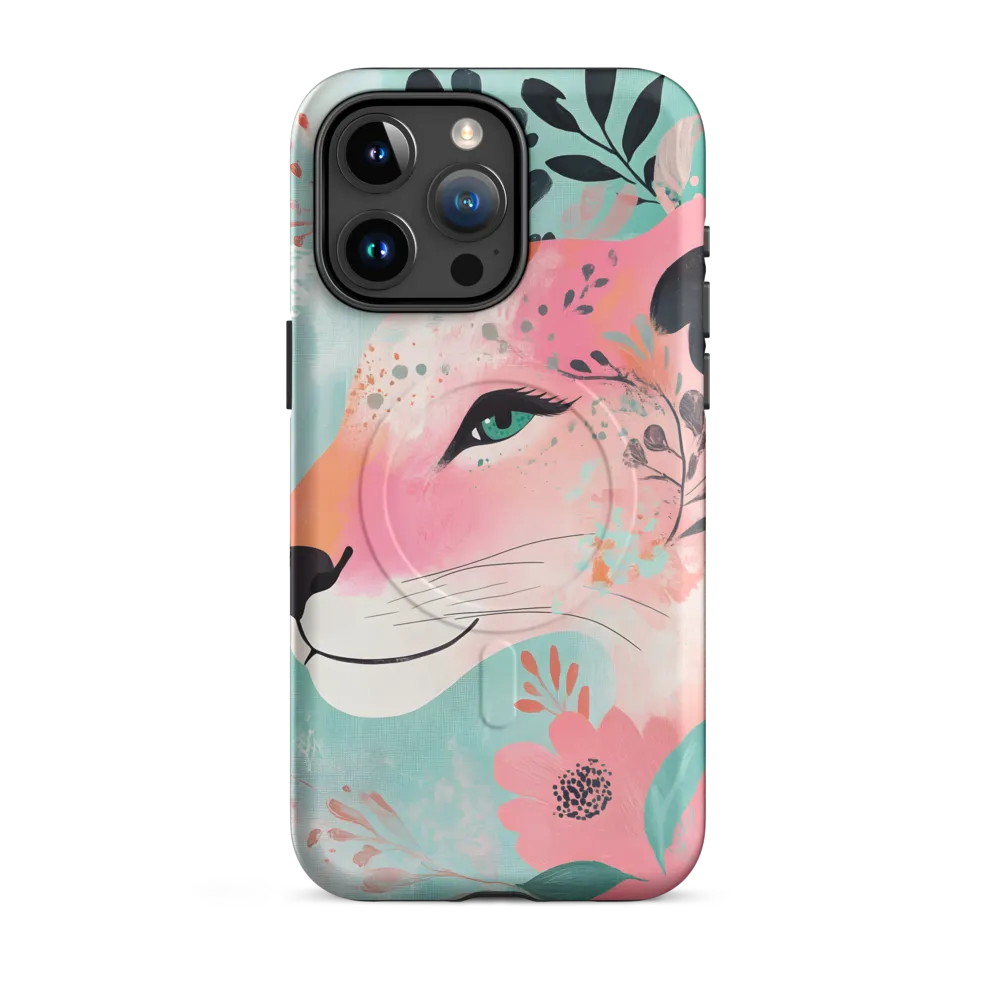 Whimsical Majesty: A Floral Lion