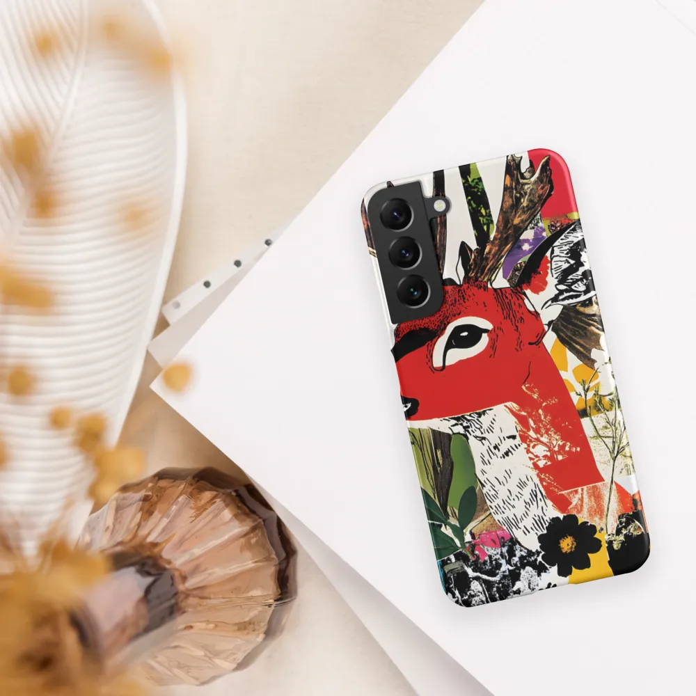 Vibrant Harmony: The Deer in Nature | Phone Case |  S22 Plus | Snap Case | Matte