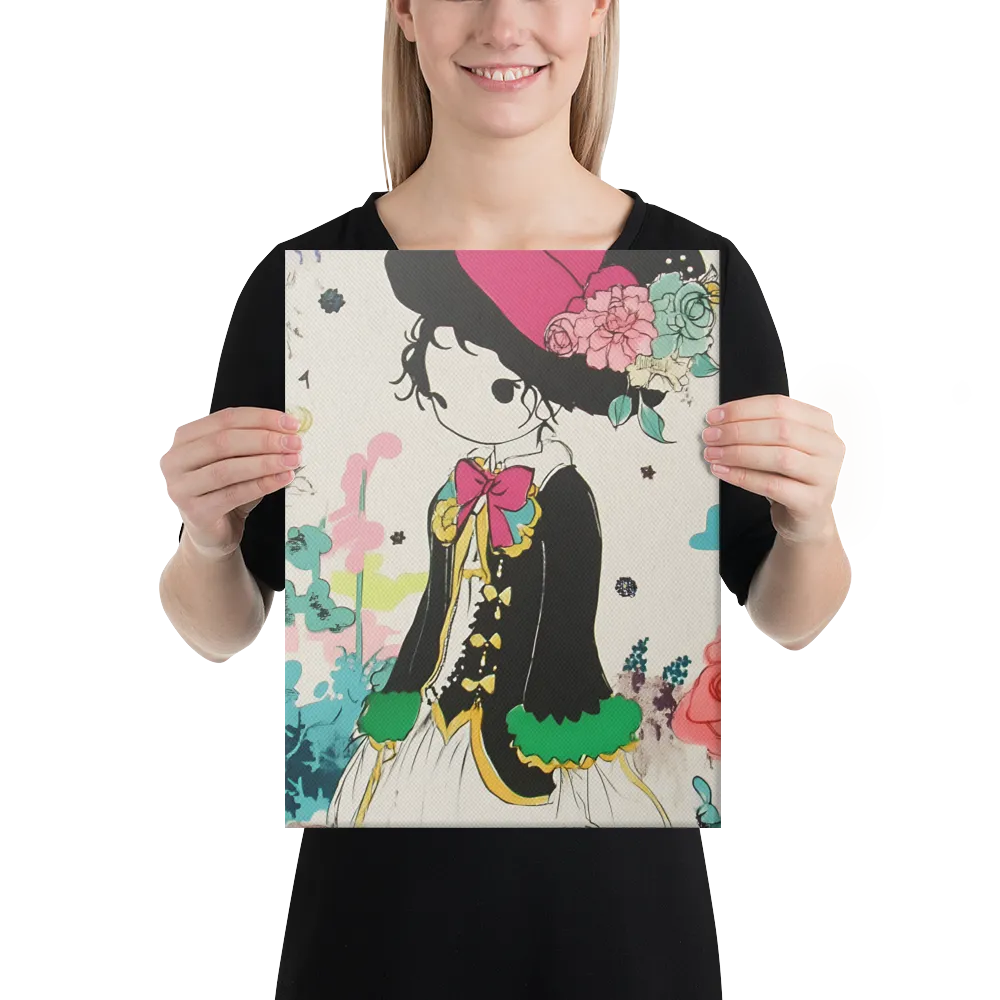 Whimsical Garden Reverie | Canvas | 12″×16″