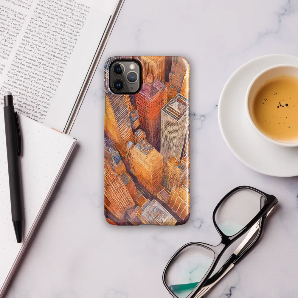 Urban Symphony in Orange and Purple | Phone Case |  11 Pro Max | Snap Case | Glossy