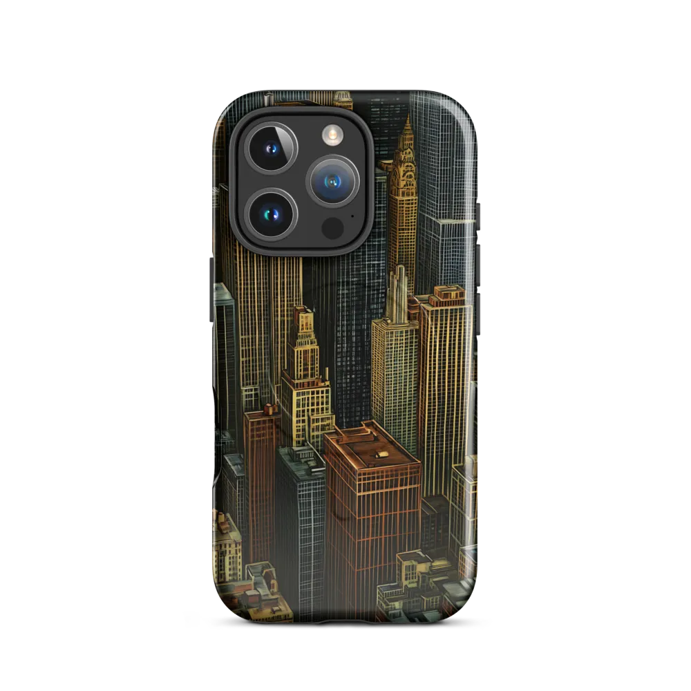 Urban Elegance: A Golden Cityscape