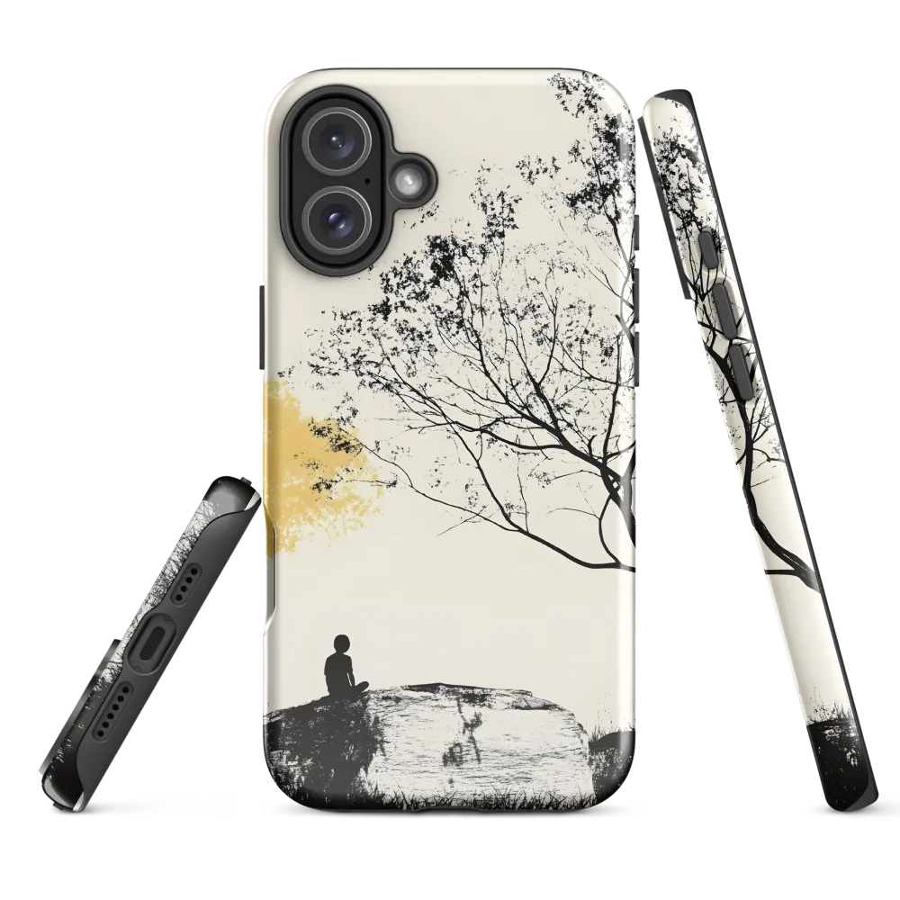 Whispers of Solitude | Phone Case |  16 Plus | Tough Case | Glossy