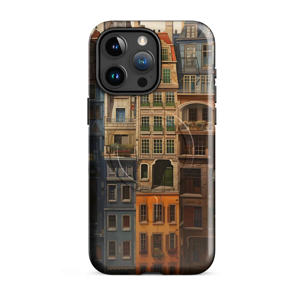 Charming Facades: A Tribute to Urban Living | Phone Case |  15 Pro Max | MagSafe® Tough Case | Glossy
