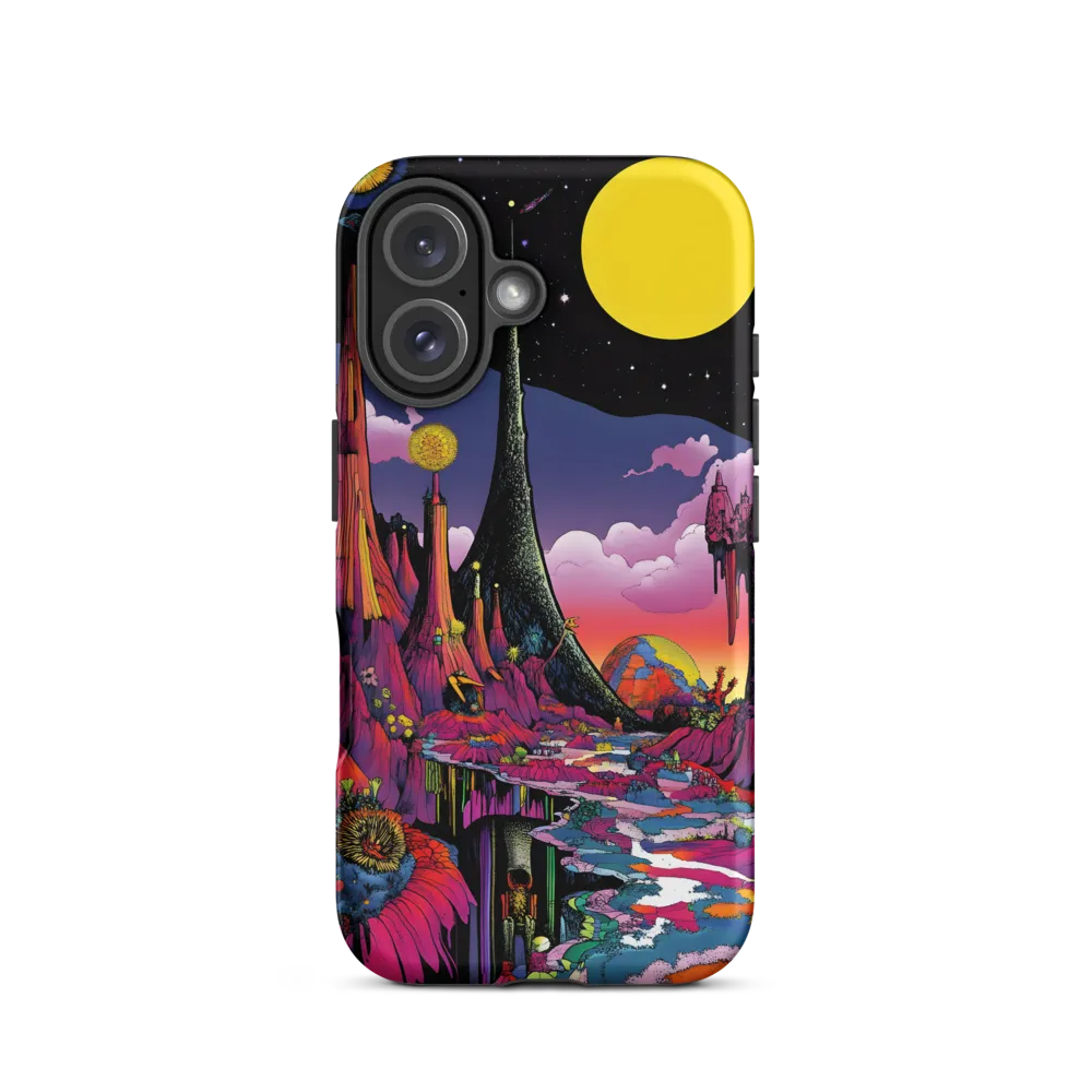 Celestial Dreams: A Journey Through an Alien Landscape | Phone Case