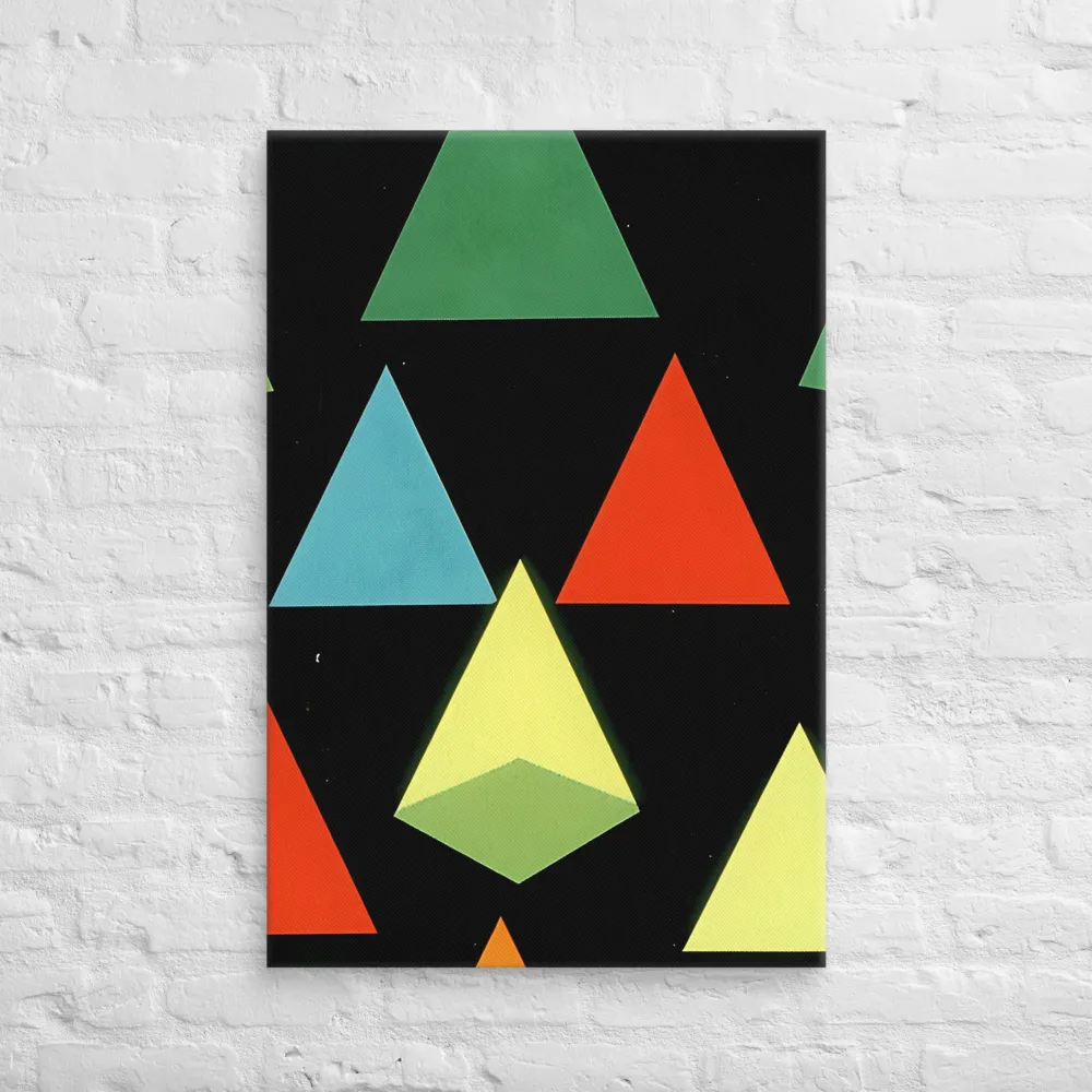 Geometric Harmony in Color | Canvas | 24″×36″
