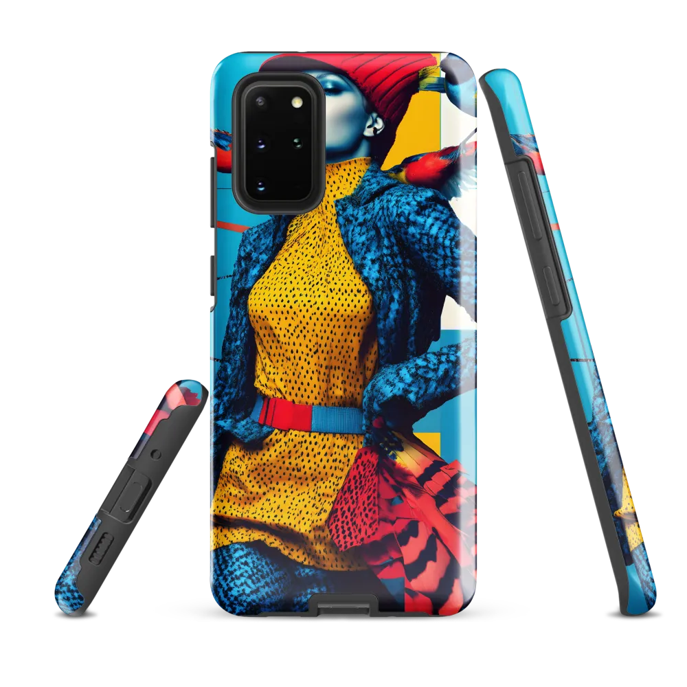 Vibrant Fusion of Nature and Fashion
