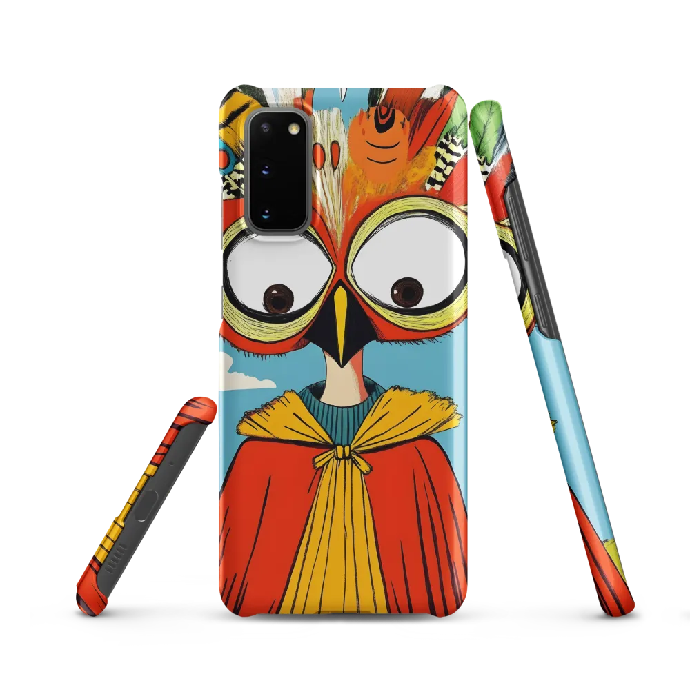 A Whimsical Encounter: The Owl-Human Fusion