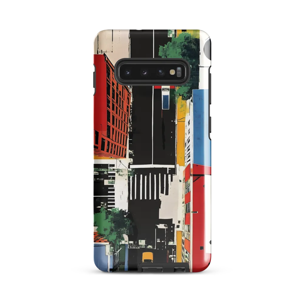 Aerial Urban Symphony | Phone Case |  S10 Plus | Tough Case | Glossy