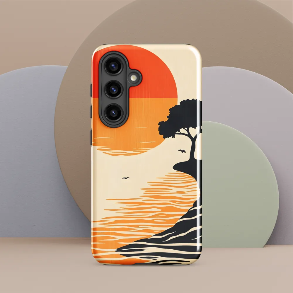 Serene Sunset | Phone Case |  S24 | Tough Case | Glossy