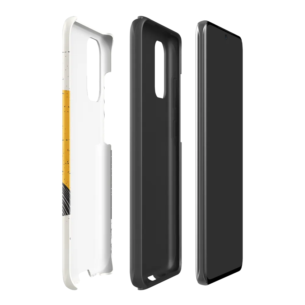 Dynamic Harmony in Black and Yellow