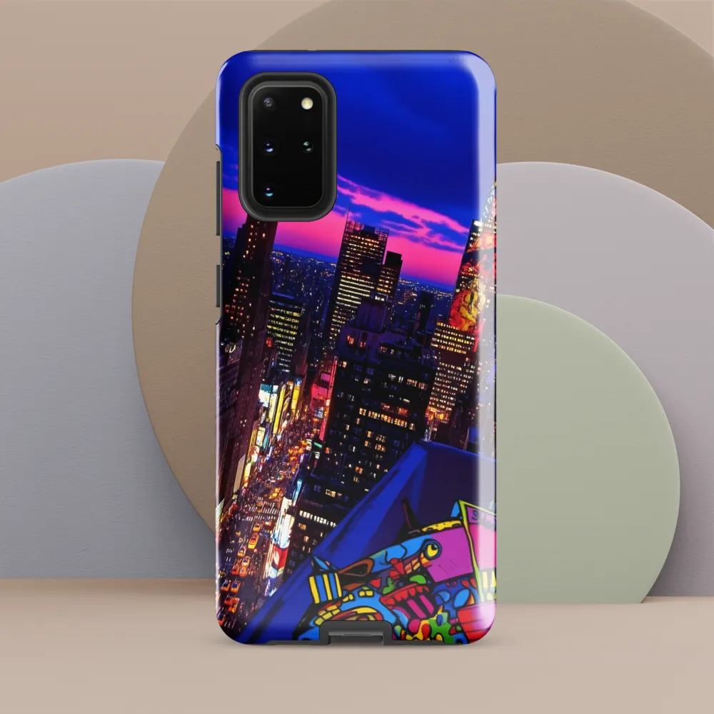 Neon Twilight: A City in Vibrance