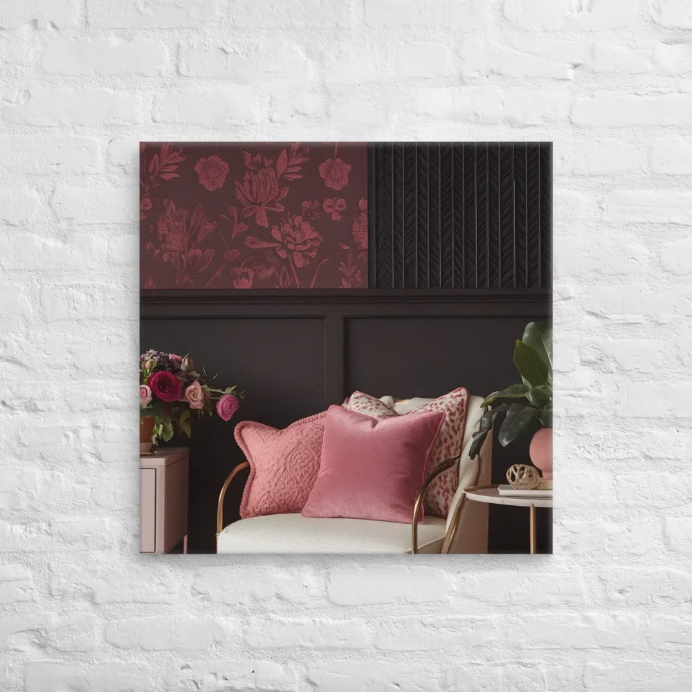 Elegance in Contrast: A Modern Interior Design | Canvas | 28″×28″