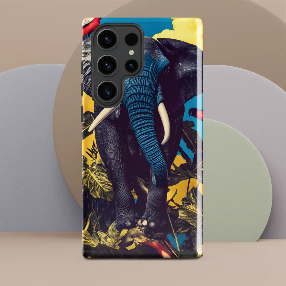 Elephant Dreams in Vibrant Colors | Phone Case |  S23 Ultra | Tough Case | Glossy