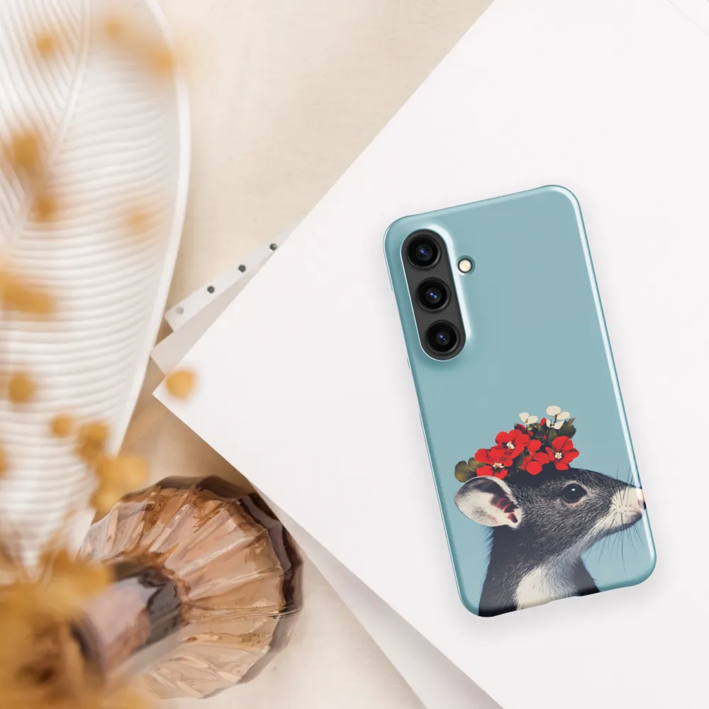 Whimsical Flora: A Mouse's Floral Crown