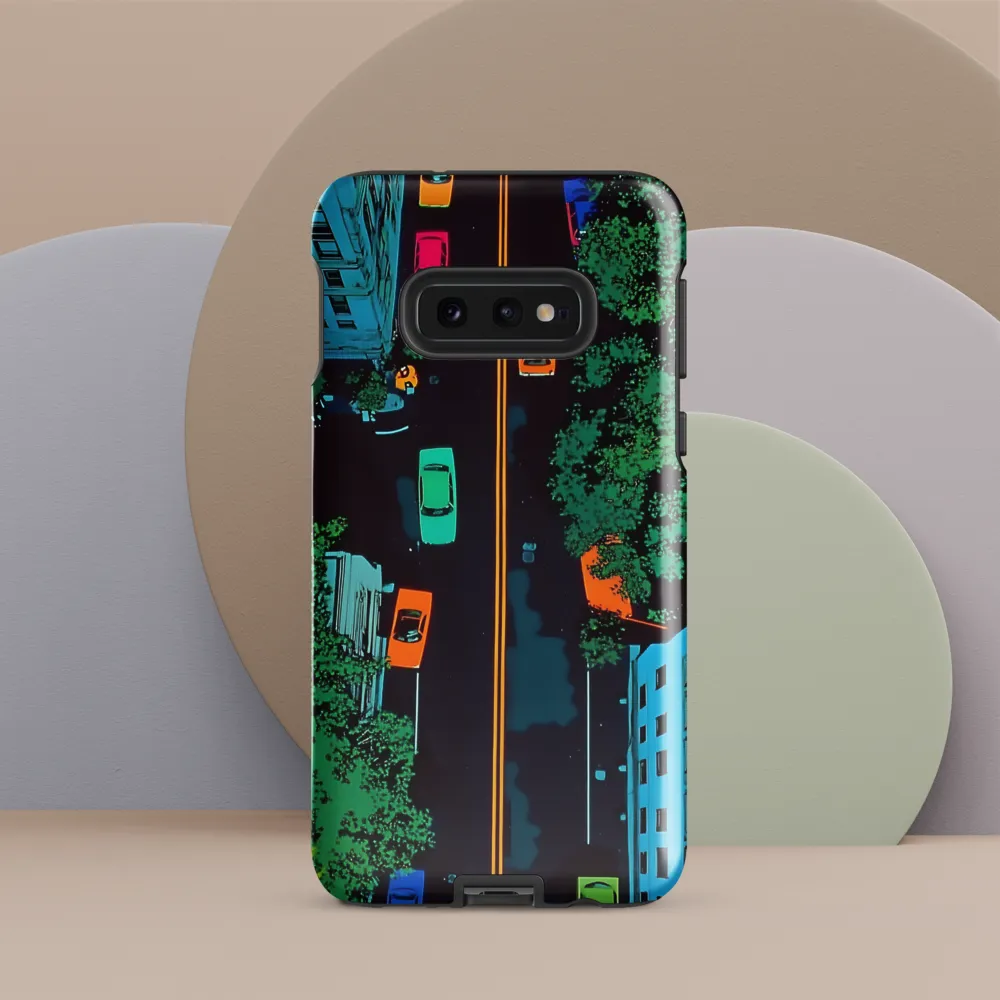 Urban Pulse: A Colorful Intersection