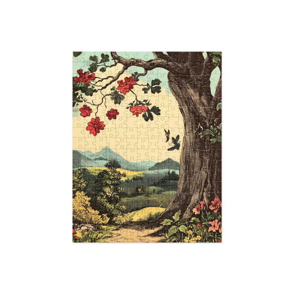 Whispers of a Vintage Landscape | Jigsaw Puzzle | 252 pieces