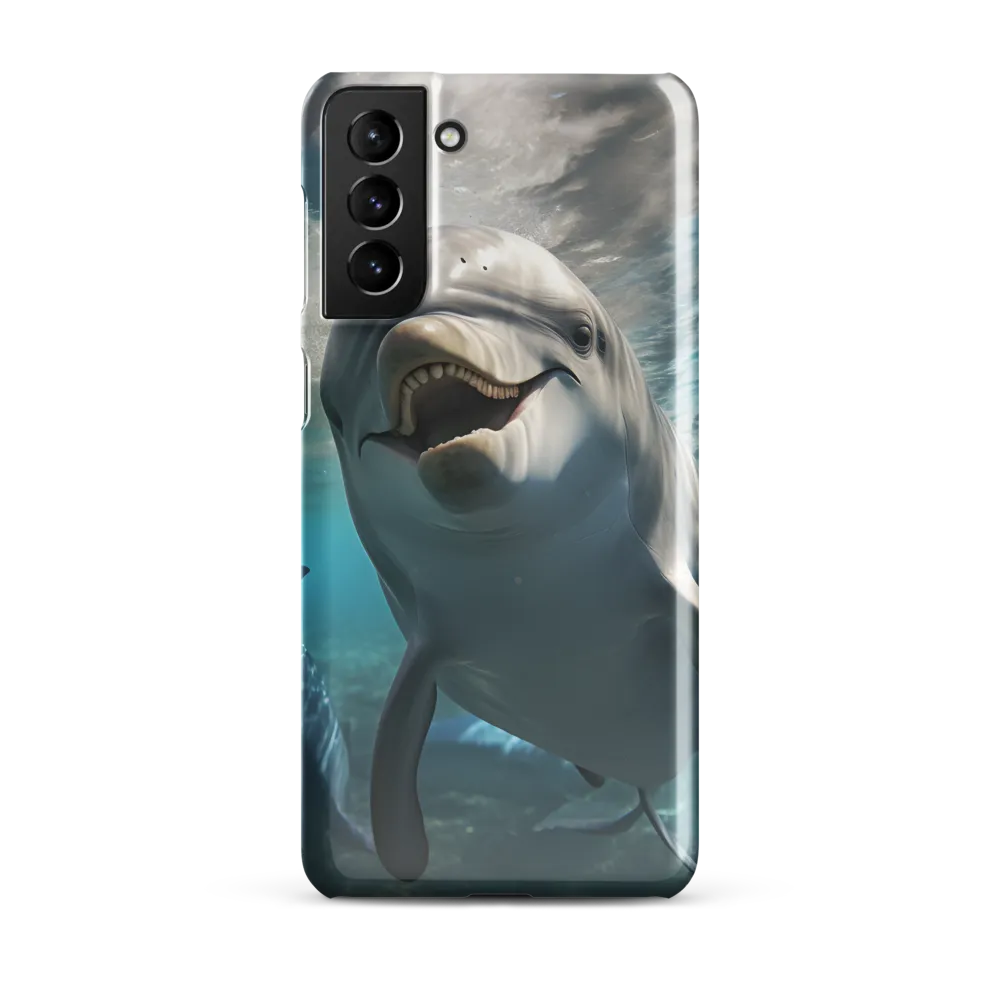 Beneath the Waves: A Dolphin's Dance