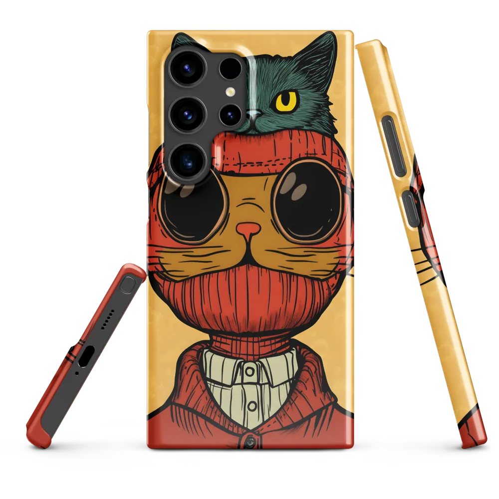 Whimsical Fusion: Cat and Human