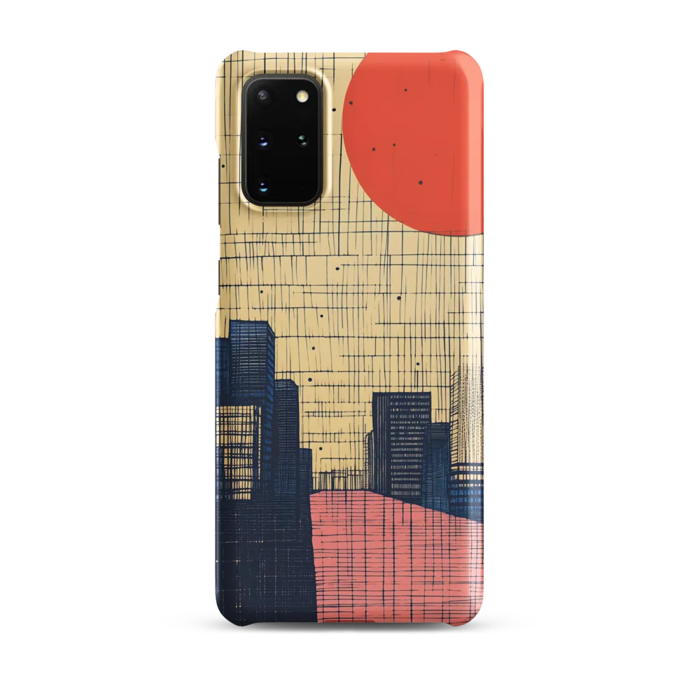 Urban Echoes: A Minimalist Cityscape