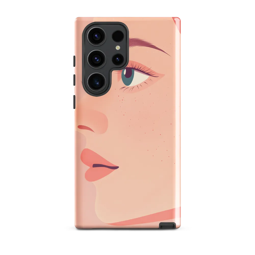 Serenity in Profile | Phone Case |  S23 Ultra | Tough Case | Glossy