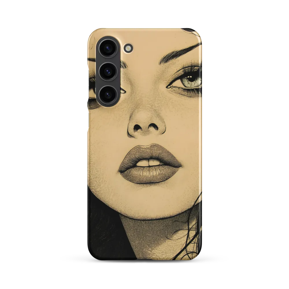 Enigmatic Gaze | Phone Case |  S23 Plus | Snap Case | Matte
