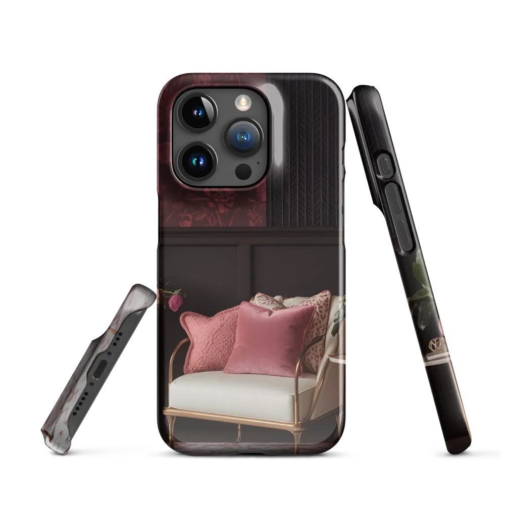 Elegance in Contrast: A Modern Interior Design | Phone Case |  15 Pro | Snap Case | Glossy