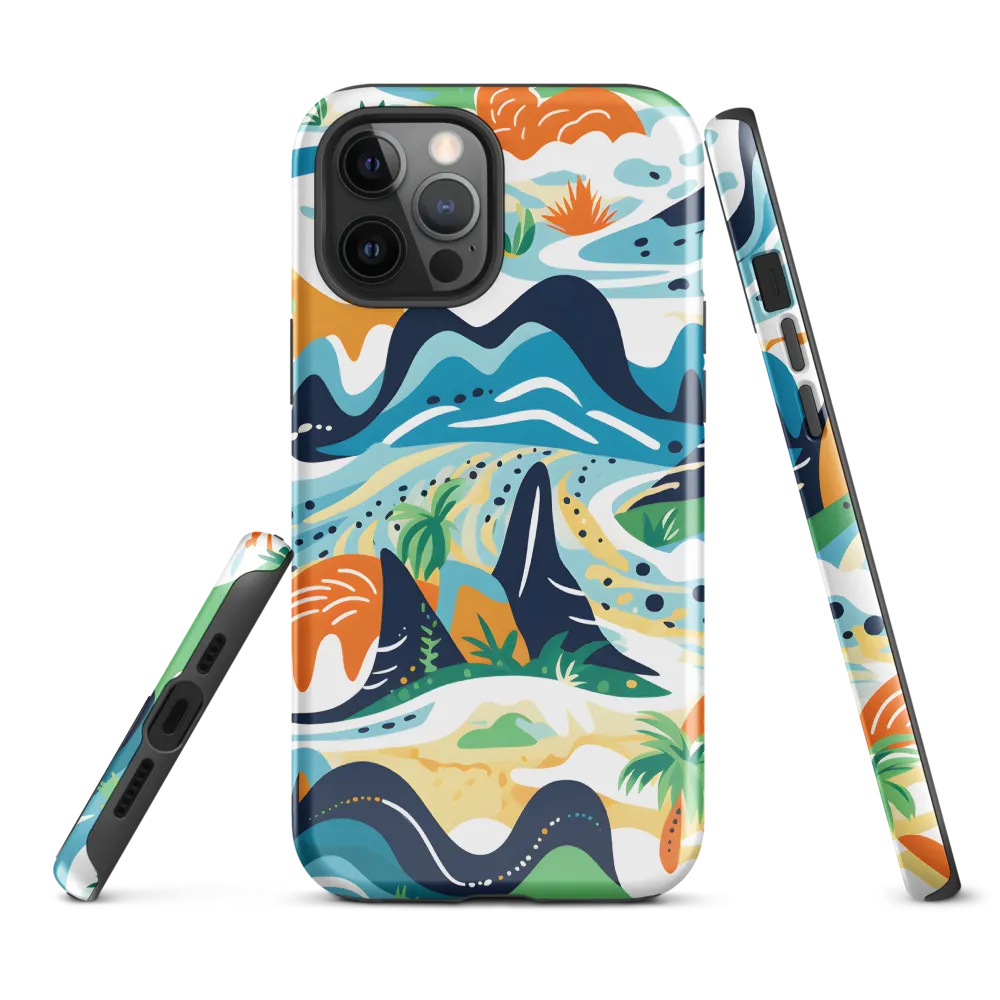 Abstract Tropical Landscape