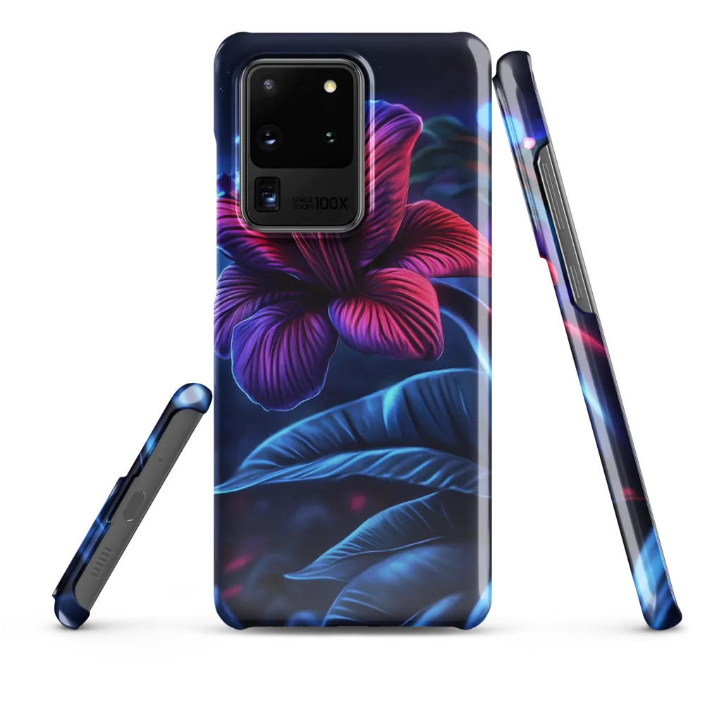 Illuminated Serenity: The Surreal Blossom