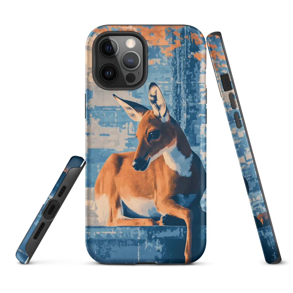 Serenity in Color: The Reclining Deer | Phone Case |  12 Pro Max | Tough Case | Matte