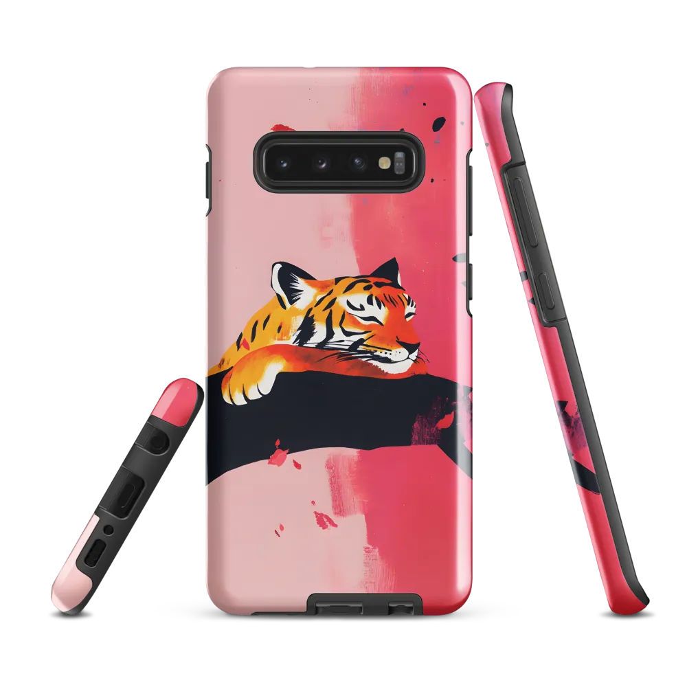 Serenity in Stripes | Phone Case |  S10 Plus | Tough Case | Glossy