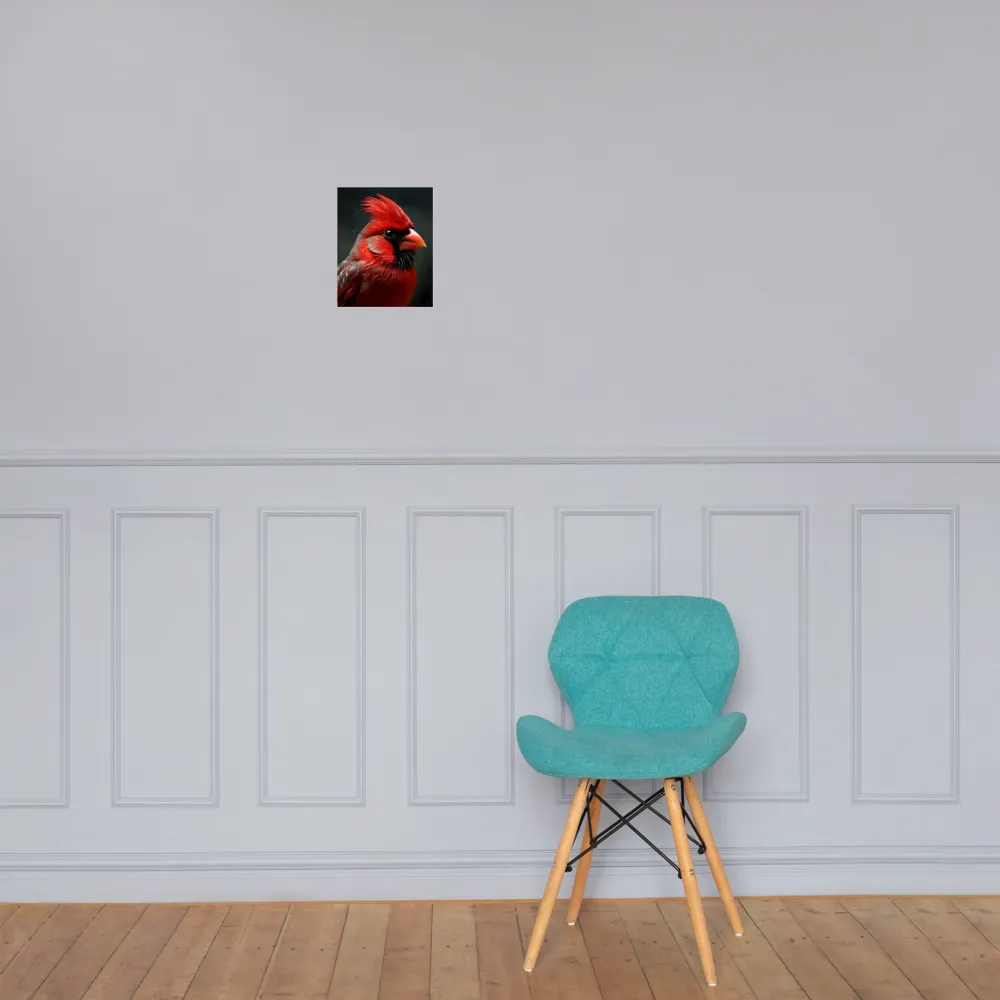 The Bold Cardinal | Poster | 8″×10″