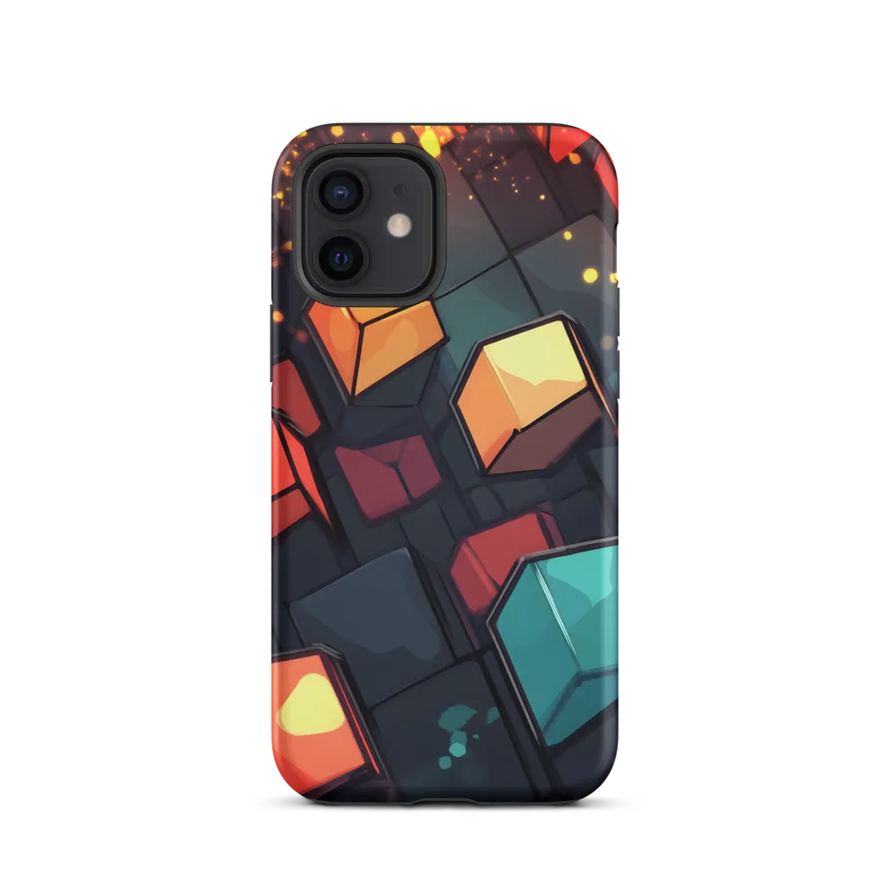 Illuminated Geometry | Phone Case |  12 | Tough Case | Matte