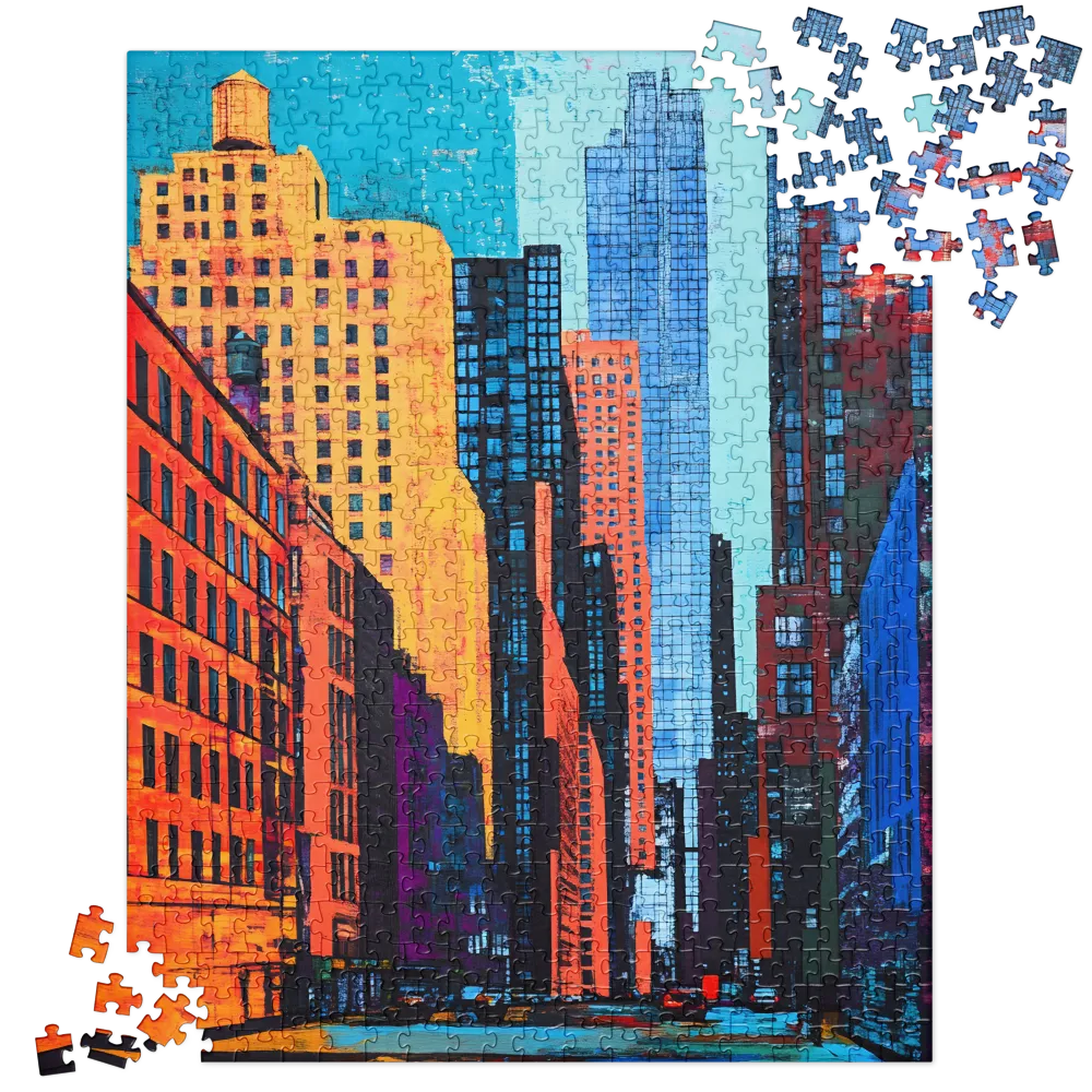 Vibrant Urban Horizons | Jigsaw Puzzle | 520 pieces