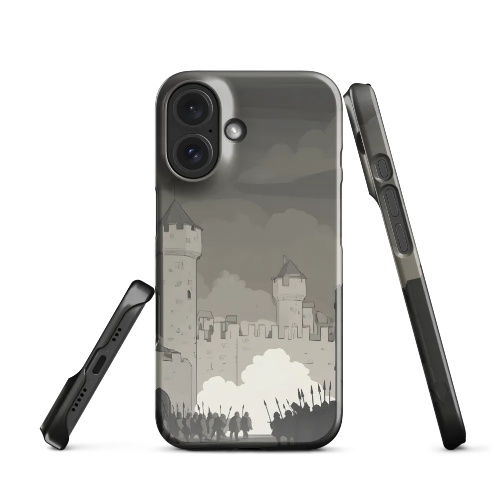 March of Valor: A Medieval Assembly | Phone Case |  16 | Snap Case | Glossy