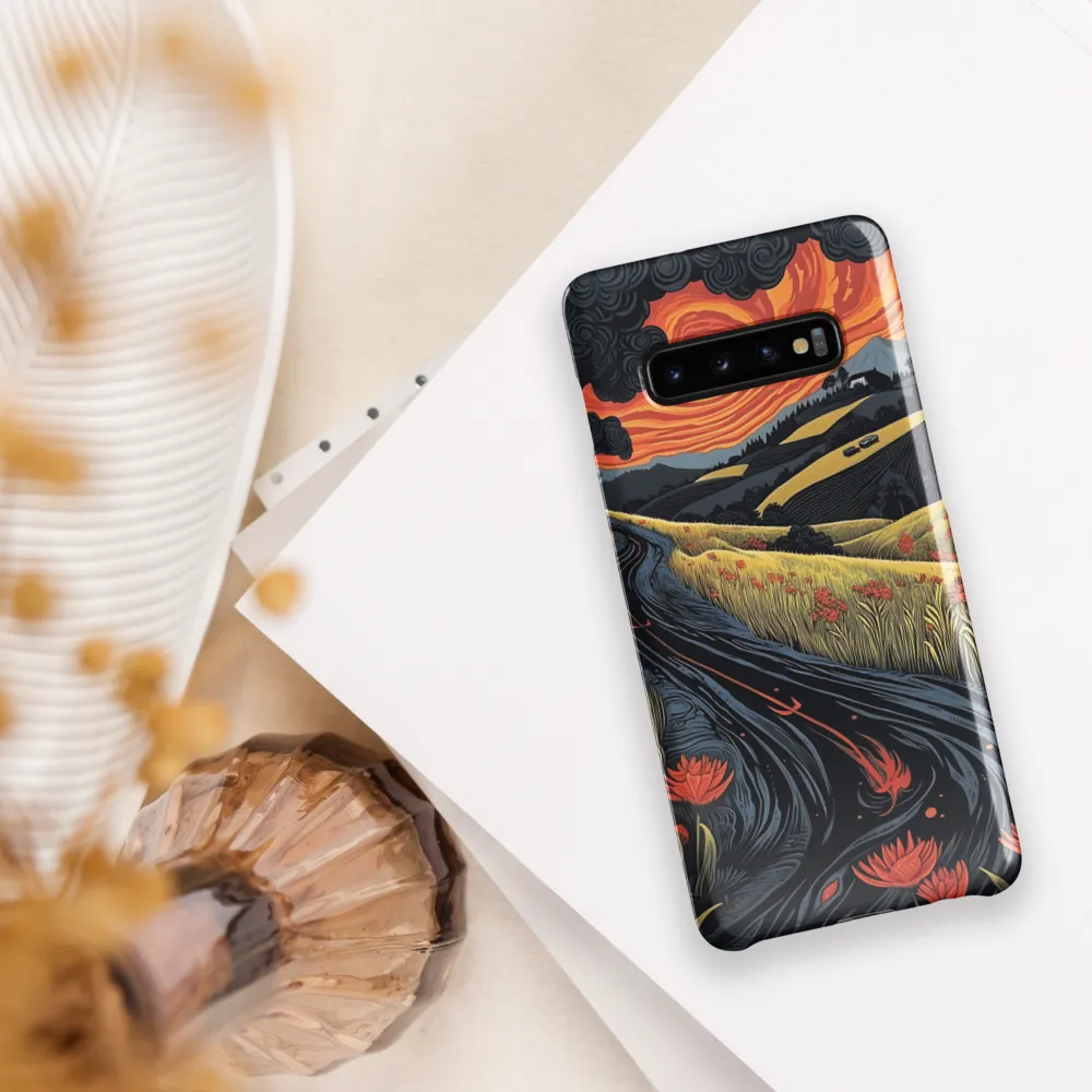 Whispers of the Winding Road | Phone Case |  S10 Plus | Snap Case | Glossy