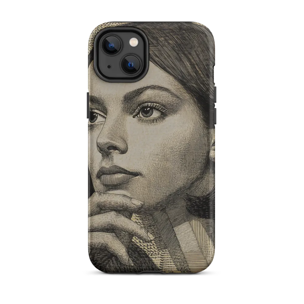 Contemplative Reflection | Phone Case |  14 Plus | Tough Case | Matte