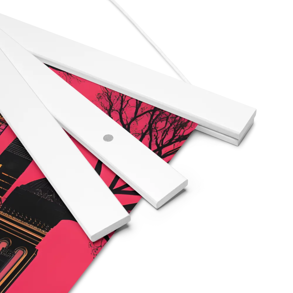 Urban Reverie | Poster With White Wood Hanger | 14″×14″