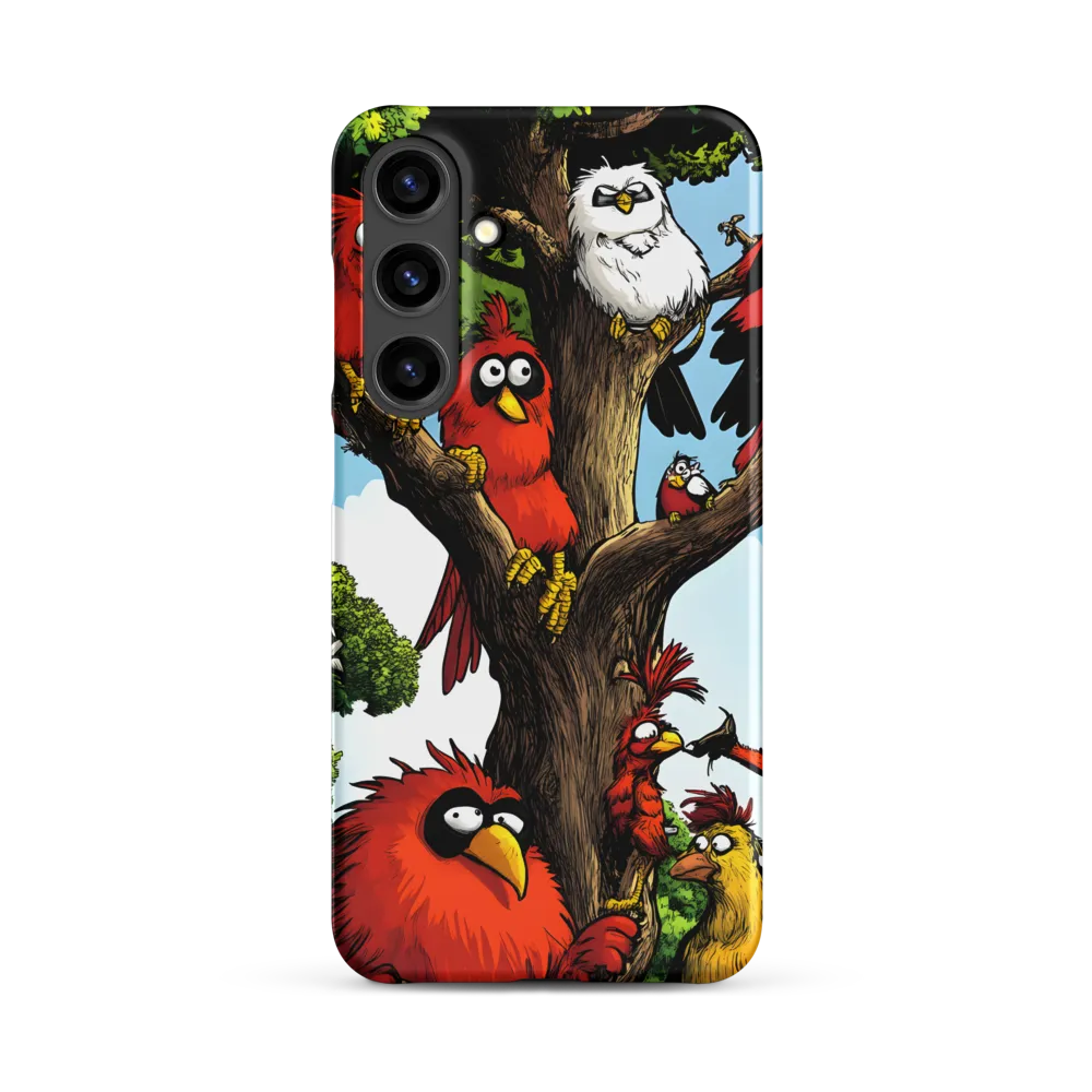 Whimsical Avian Gathering
